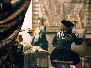 Johannes Vermeer Art of Painting oil on canvas